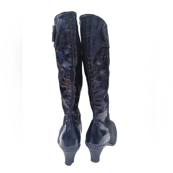 La Canadienne Leather Suede Heeled Boots Size 7M - Picture 3 of 9